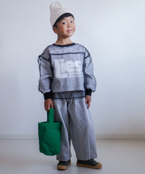 CIAOPANIC TYPY（チャオパニックティピー）の「【KIDS】配色ステッチスウェットパンツ（スウェットパンツ・キッズ・グレー/グリーン/ブラック・SMALL/MEDIUM/LARGE/X-LARGE/XX-LARGE）」の15枚目の写真