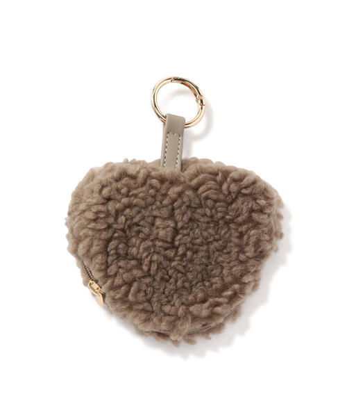 NATURAL BEAUTY BASIC（ナチュラルビューティーベーシック）の「◇【美人百花掲載】ハートチャームシープボストンバック（ボストンバッグ・レディース・ベージュ/オフホワイト・ﾌﾘ-）」の12枚目の写真