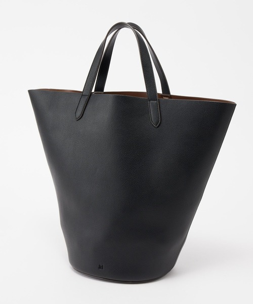 &MyuQ(アンドミューク)の「【&MyuQ】MATTETRA BAG(トートバッグ・レディース・ブラック/モカ・フリー)」の6枚目の写真