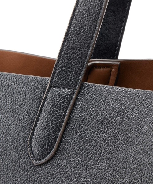 &MyuQ(アンドミューク)の「【&MyuQ】MATTETRA BAG(トートバッグ・レディース・ブラック/モカ・フリー)」の20枚目の写真