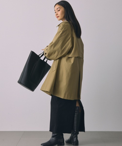 &MyuQ(アンドミューク)の「【&MyuQ】MATTETRA BAG(トートバッグ・レディース・ブラック/モカ・フリー)」の13枚目の写真