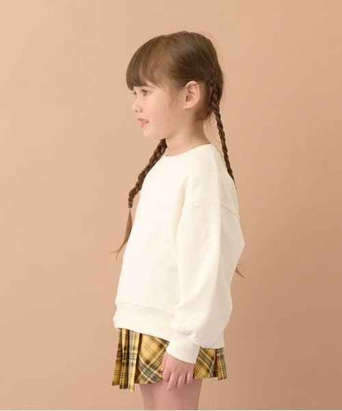 Lycee mine（リセマイン）の「【万能アイテム】ワンポイントスウェット（スウェット・キッズ・アイボリー/ピンク/ミント/ベージュ/ネイビー/ラベンダー・100cm/110cm/120cm/130cm/140cm/150cm）」の14枚目の写真