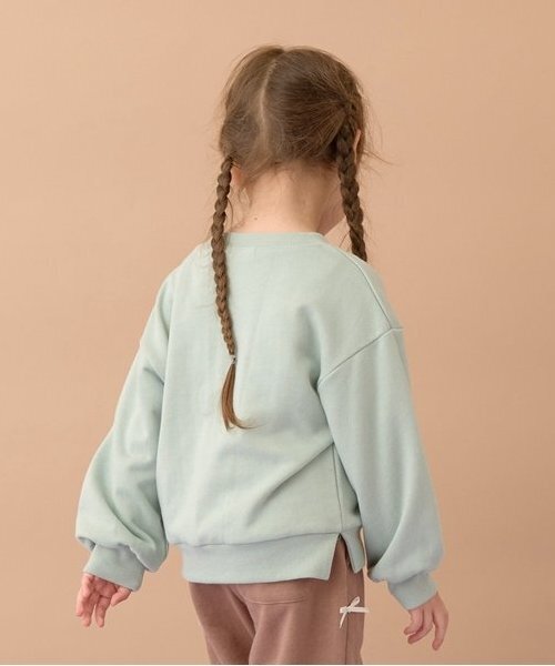 Lycee mine（リセマイン）の「【万能アイテム】ワンポイントスウェット（スウェット・キッズ・アイボリー/ピンク/ミント/ベージュ/ネイビー/ラベンダー・100cm/110cm/120cm/130cm/140cm/150cm）」の22枚目の写真