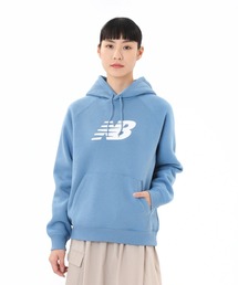 ニューバランス New Balance Sport フリースロゴフーディ_(裏起毛)
