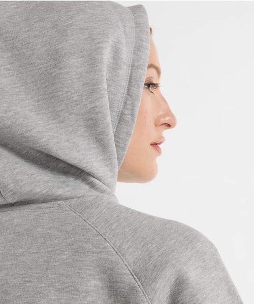 NEW BALANCE(ニューバランス)の「ニューバランス New Balance Sport フリースロゴフーディ_(裏起毛)(パーカー・レディース・ライトグレー/ネイビー/ブラック・S/M/L/XL)」の12枚目の写真
