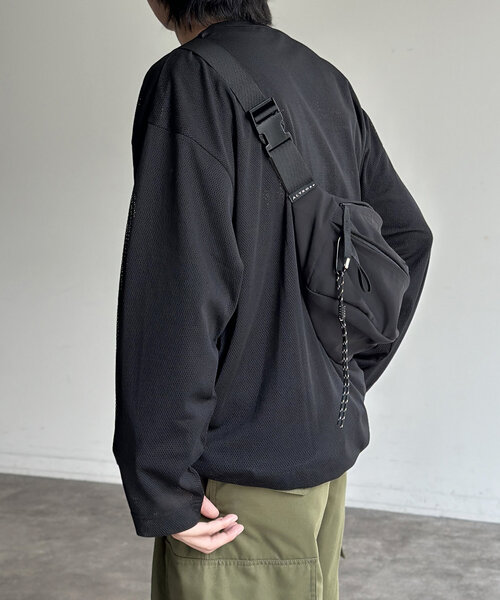 FRKM SCD*日本未入荷*メッシュスプライシング ロンT セール】メッシュスピンドルロンT（Tシャツ/カットソー）｜CPCM
