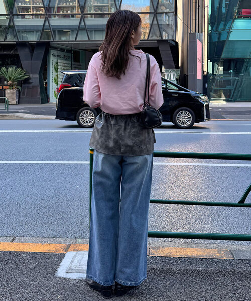 CIAOPANIC（チャオパニック）の「【cian denim/シアンデニム】バギーデニム（デニムパンツ・レディース・ブルー/インディゴブルー・X-SMALL/SMALL/MEDIUM）」の19枚目の写真