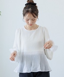 flower | クラシックプリーツブラウス(シャツ/ブラウス)