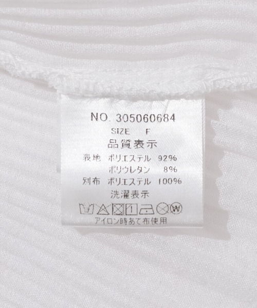 flower（フラワー）の「クラシックプリーツブラウス（シャツ/ブラウス・レディース・ブラック/ホワイト/イエロー・FREE）」の16枚目の写真