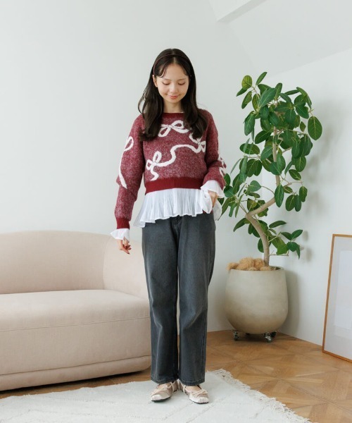 flower（フラワー）の「クラシックプリーツブラウス（シャツ/ブラウス・レディース・ブラック/ホワイト/イエロー・FREE）」の21枚目の写真