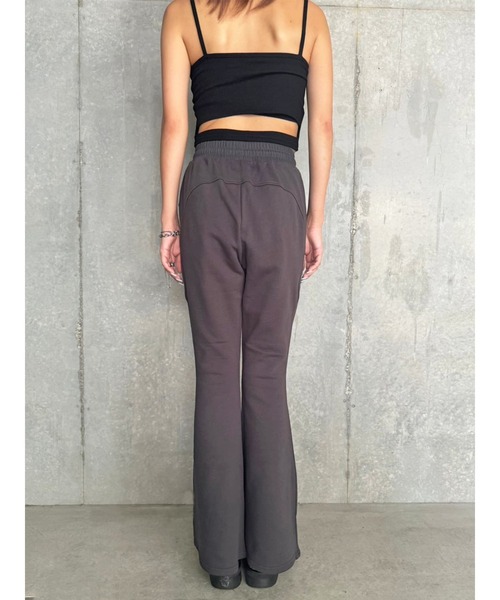 EGOIST（エゴイスト）の「ロゴ刺繍加工風スウェットパンツ（スウェットパンツ・レディース・パープル/カーキ/ブラック・FREE）」の7枚目の写真