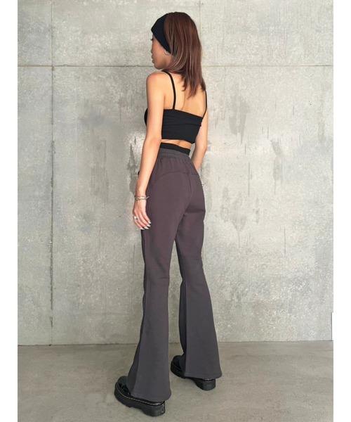 EGOIST（エゴイスト）の「ロゴ刺繍加工風スウェットパンツ（スウェットパンツ・レディース・パープル/カーキ/ブラック・FREE）」の13枚目の写真