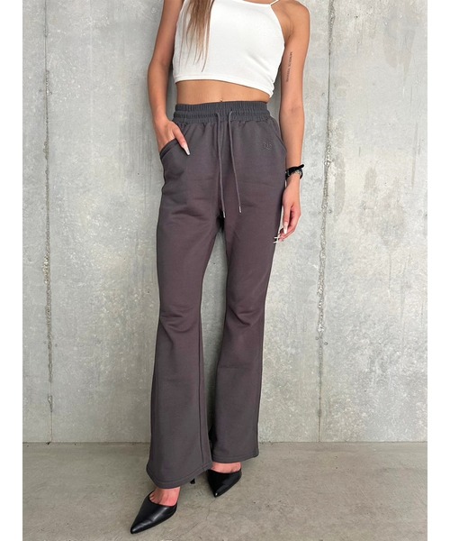 EGOIST（エゴイスト）の「ロゴ刺繍加工風スウェットパンツ（スウェットパンツ・レディース・パープル/カーキ/ブラック・FREE）」の18枚目の写真