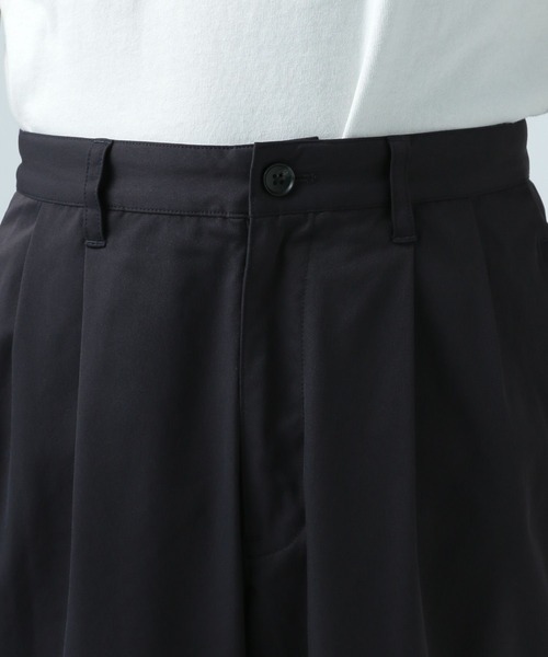 BAYFLOW（ベイフロー）の「【ストレッチ・シワ軽減】2タックツイルワイドパンツ（その他パンツ・メンズ・チャコールグレー/ベージュ・LARGE/MEDIUM）」の8枚目の写真