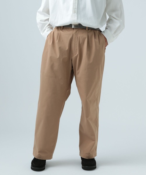 BAYFLOW（ベイフロー）の「【ストレッチ・シワ軽減】2タックツイルワイドパンツ（その他パンツ・メンズ・チャコールグレー/ベージュ・LARGE/MEDIUM）」の17枚目の写真