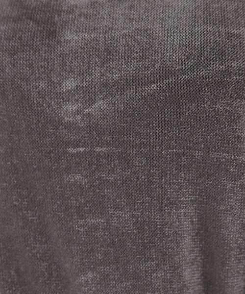 ANGIE（アンジー）の「シアー ベロア トップス（Tシャツ/カットソー・レディース・アイボリー/オリーブ/ライトグレー/ブラウン/グレー/ブラック/ライトピンク/ダークブラウン・FREE）」の15枚目の写真