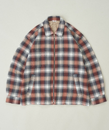 417 EDIFICE | TWEED チェックジップシャツ(シャツ/ブラウス)