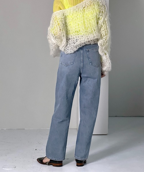 chuclla（チュクラ）の「加工デニムパンツ（デニムパンツ・レディース・ブルー・L）」の2枚目の写真