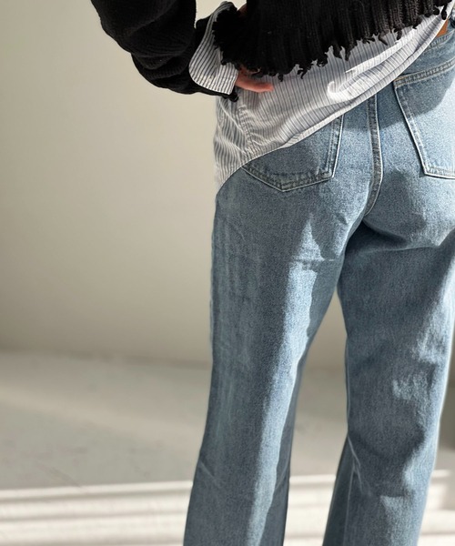 chuclla（チュクラ）の「加工デニムパンツ（デニムパンツ・レディース・ブルー・L）」の7枚目の写真