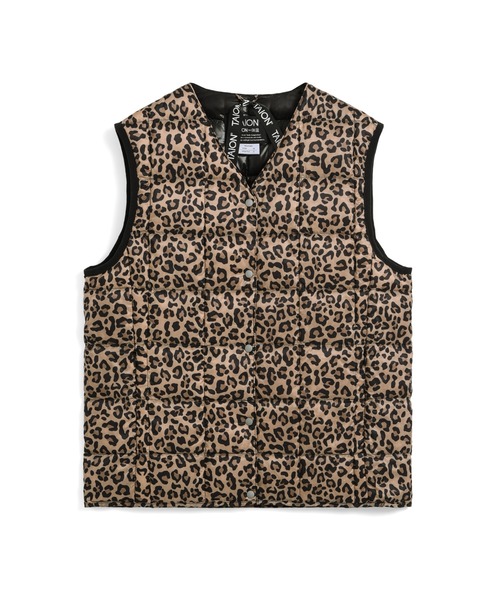 TAION(タイオン)の「【TAION(タイオン)】〈ウィメンズ〉ベーシック Vネックボタン インナーダウンベスト(ダウンベスト・レディース・チョコ/ネイビー系6/カーキ/サンドベージュ/オフホワイト/レモンイエロー/オレンジ/オリーブ/グレー/ライトグレー/ラベンダー/ダークネイビー/モカ/ベージュ/ダークオリーブ/チャコールグレー/ブラック/ダークグリーン/ミント/ダークグリーン系/ネイビー/チャコール/ケリーグリーン/レオパード/その他8/ベージュ系4/ベージュ系5/ブラック系その他3・XL/M/L/2XL/S)」の13枚目の写真