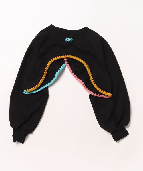 HOGAN RANCH WEAR（ホーガンランチウエア）の「刺繍ショートトップス（Tシャツ/カットソー・キッズ・ブラウン/オフホワイト/レッド/ブラック・M/S/LL/L）」の9枚目の写真