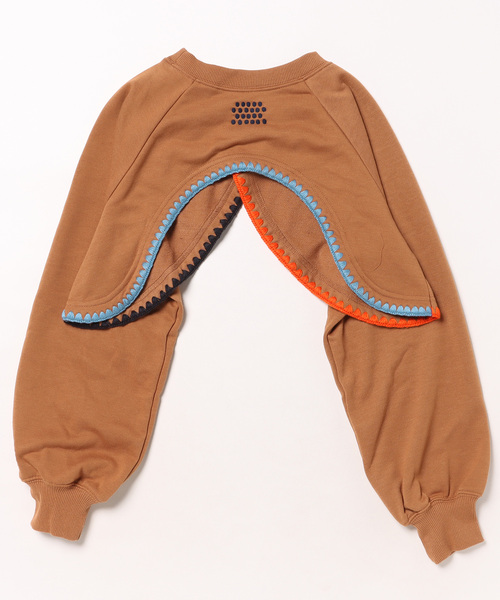 HOGAN RANCH WEAR（ホーガンランチウエア）の「刺繍ショートトップス（Tシャツ/カットソー・キッズ・ブラウン/オフホワイト/レッド/ブラック・M/S/LL/L）」の11枚目の写真