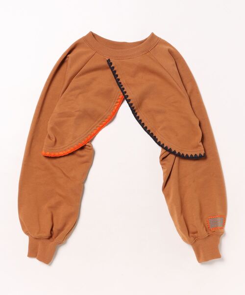 HOGAN RANCH WEAR（ホーガンランチウエア）の「刺繍ショートトップス（Tシャツ/カットソー・キッズ・ブラウン/オフホワイト/レッド/ブラック・M/S/LL/L）」の10枚目の写真