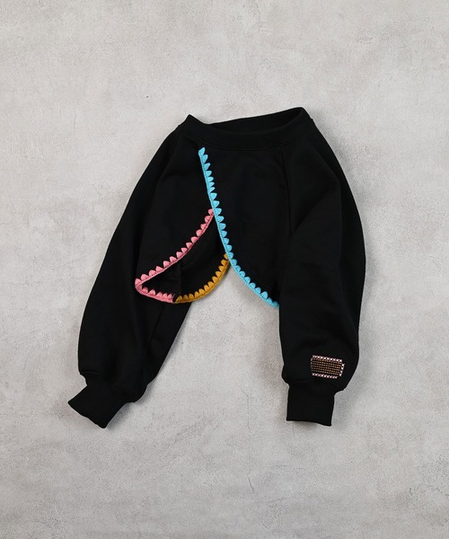 HOGAN RANCH WEAR（ホーガンランチウエア）の「刺繍ショートトップス（Tシャツ/カットソー・キッズ・ブラウン/オフホワイト/レッド/ブラック・M/S/LL/L）」の16枚目の写真