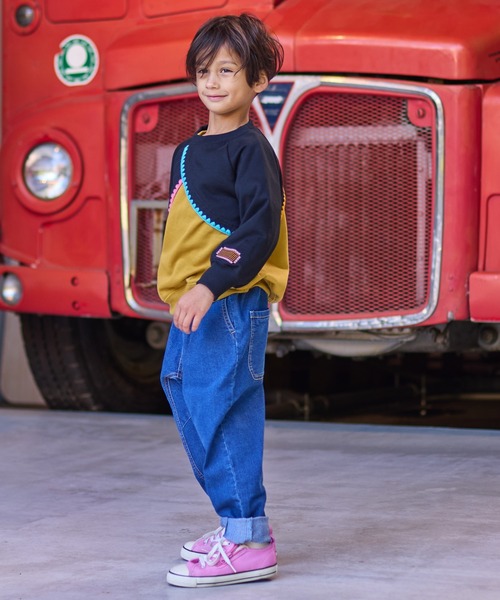 HOGAN RANCH WEAR（ホーガンランチウエア）の「刺繍ショートトップス（Tシャツ/カットソー・キッズ・ブラウン/オフホワイト/レッド/ブラック・M/S/LL/L）」の21枚目の写真