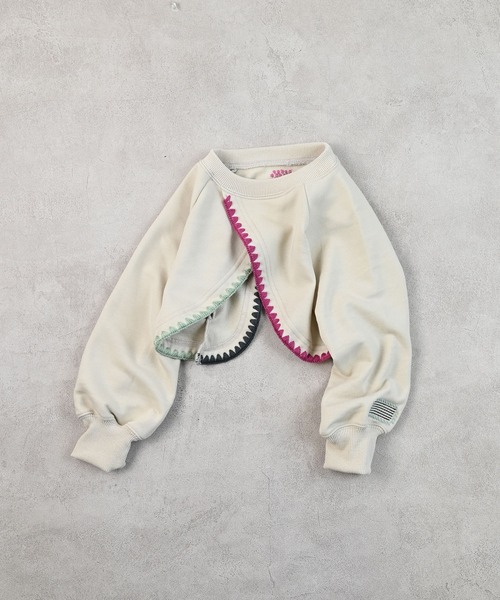 HOGAN RANCH WEAR（ホーガンランチウエア）の「刺繍ショートトップス（Tシャツ/カットソー・キッズ・ブラウン/オフホワイト/レッド/ブラック・M/S/LL/L）」の19枚目の写真