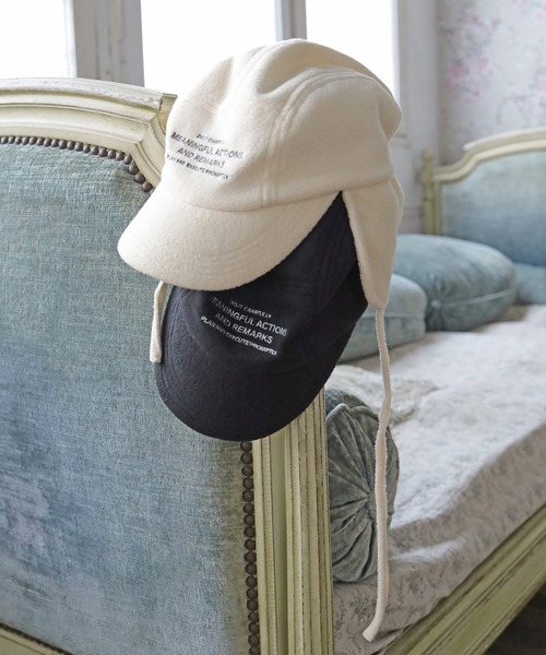 Crisp（クリスプ）の「フリースフライトキャップ（キャップ・レディース・アイボリー/ブラック・FREE）」の15枚目の写真