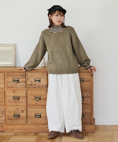 Crisp（クリスプ）の「フリースフライトキャップ（キャップ・レディース・アイボリー/ブラック・FREE）」の20枚目の写真