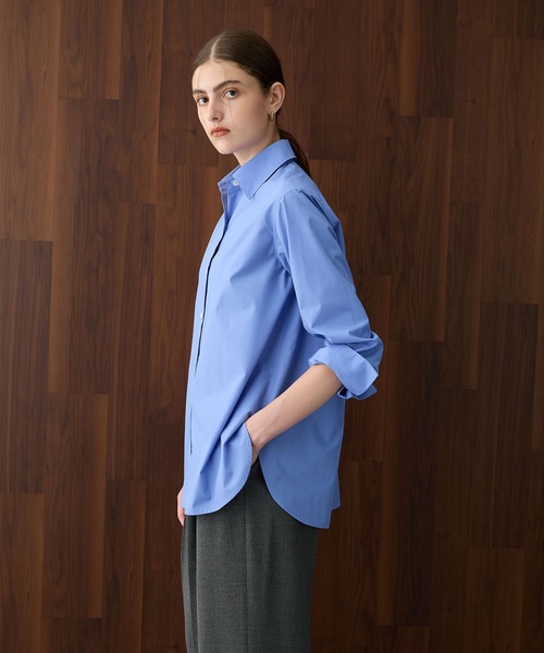 N.O.R.C（ノーク）の「イージーワイドカラーシャツ（シャツ/ブラウス