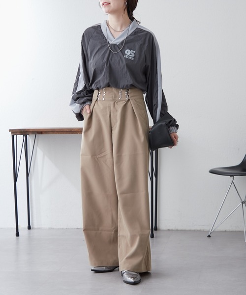 NUNIFE（ユニフィー）の「【UNISEX】ホック付パンツ（その他パンツ・レディース・スミクロ/ベージュ/グレー・FREE）」の22枚目の写真