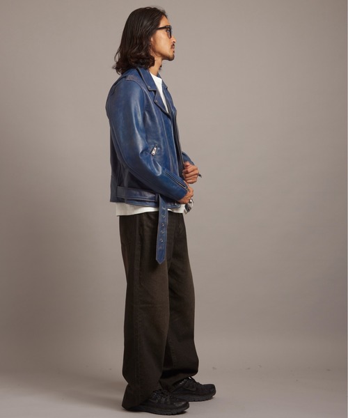 JACKROSE（ジャックローズ）の「JE GOAT CRACKING LEATHER DOUBLE