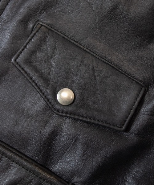 JACKROSE（ジャックローズ）の「JE GOAT CRACKING LEATHER DOUBLE
