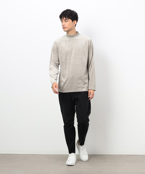 COMME CA ISM（コムサイズム）の「ベロアジャージ ハイネックＴシャツ（Tシャツ/カットソー・メンズ・ブラック/ブルー/ベージュ/ホワイト・MEDIUM/LARGE）」の11枚目の写真