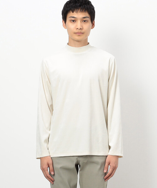 COMME CA ISM（コムサイズム）の「ベロアジャージ ハイネックＴシャツ（Tシャツ/カットソー・メンズ・ブラック/ブルー/ベージュ/ホワイト・MEDIUM/LARGE）」の18枚目の写真