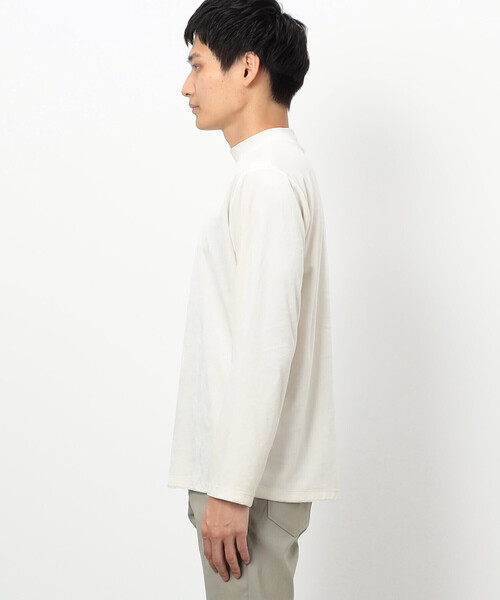 COMME CA ISM（コムサイズム）の「ベロアジャージ ハイネックＴシャツ（Tシャツ/カットソー・メンズ・ブラック/ブルー/ベージュ/ホワイト・MEDIUM/LARGE）」の19枚目の写真