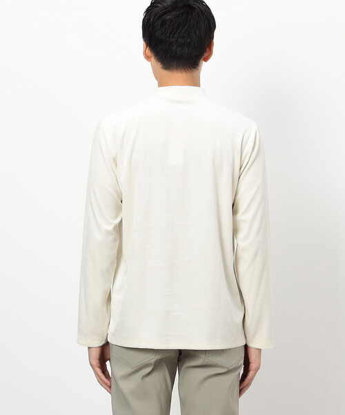 COMME CA ISM（コムサイズム）の「ベロアジャージ ハイネックＴシャツ（Tシャツ/カットソー・メンズ・ブラック/ブルー/ベージュ/ホワイト・MEDIUM/LARGE）」の20枚目の写真