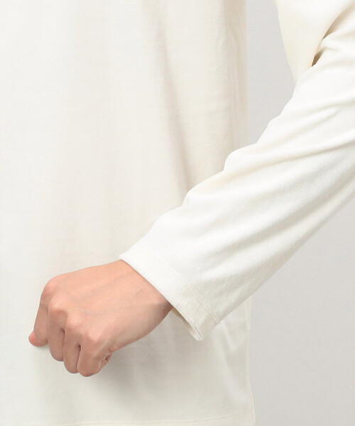 COMME CA ISM（コムサイズム）の「ベロアジャージ ハイネックＴシャツ（Tシャツ/カットソー・メンズ・ブラック/ブルー/ベージュ/ホワイト・MEDIUM/LARGE）」の22枚目の写真