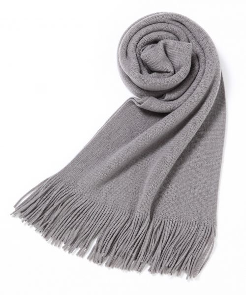 RAGEBLUE（レイジブルー）の「＜大人気定番アイテム＞ラッセルマフラー/569604（マフラー・メンズ・グレー/ブラウン/ブラック/ワイン/ホワイト/ネイビー・FREE）」の4枚目の写真