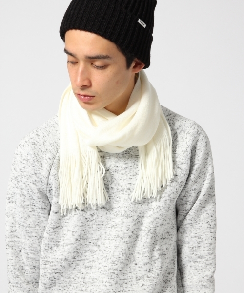 RAGEBLUE（レイジブルー）の「＜大人気定番アイテム＞ラッセルマフラー/569604（マフラー・メンズ・グレー/ブラウン/ブラック/ワイン/ホワイト/ネイビー・FREE）」の19枚目の写真