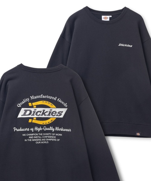 Dickies(ディッキーズ)の「【Dickies/ディッキーズ】裏起毛刺繍トレーナー(スウェット・メンズ・ブラック/ダークグリーン/ライトグレー/ライトベージュ/スミクロ/アッシュ/グリーン/レッド・M/XXL/XL/L)」の3枚目の写真