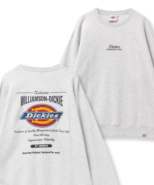 Dickies(ディッキーズ)の「【Dickies/ディッキーズ】裏起毛刺繍トレーナー(スウェット・メンズ・ブラック/ダークグリーン/ライトグレー/ライトベージュ/スミクロ/アッシュ/グリーン/レッド・M/XXL/XL/L)」の1枚目の写真