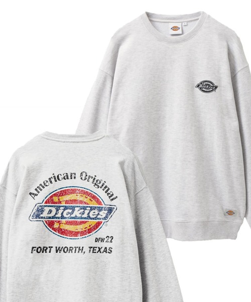 Dickies(ディッキーズ)の「【Dickies/ディッキーズ】裏起毛刺繍トレーナー(スウェット・メンズ・ブラック/ダークグリーン/ライトグレー/ライトベージュ/スミクロ/アッシュ/グリーン/レッド・M/XXL/XL/L)」の4枚目の写真