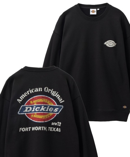 Dickies(ディッキーズ)の「【Dickies/ディッキーズ】裏起毛刺繍トレーナー(スウェット・メンズ・ブラック/ダークグリーン/ライトグレー/ライトベージュ/スミクロ/アッシュ/グリーン/レッド・M/XXL/XL/L)」の2枚目の写真