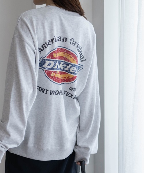 Dickies(ディッキーズ)の「【Dickies/ディッキーズ】裏起毛刺繍トレーナー(スウェット・メンズ・ブラック/ダークグリーン/ライトグレー/ライトベージュ/スミクロ/アッシュ/グリーン/レッド・M/XXL/XL/L)」の17枚目の写真