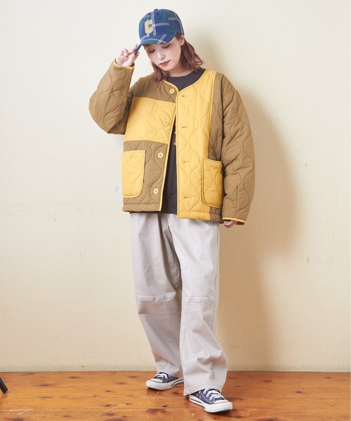 CUBE SUGAR(キューブシュガー)の「チェック柄ワッペン付キャップ(キャップ・レディース・ブルー/ブラウン/グリーン・M)」の12枚目の写真