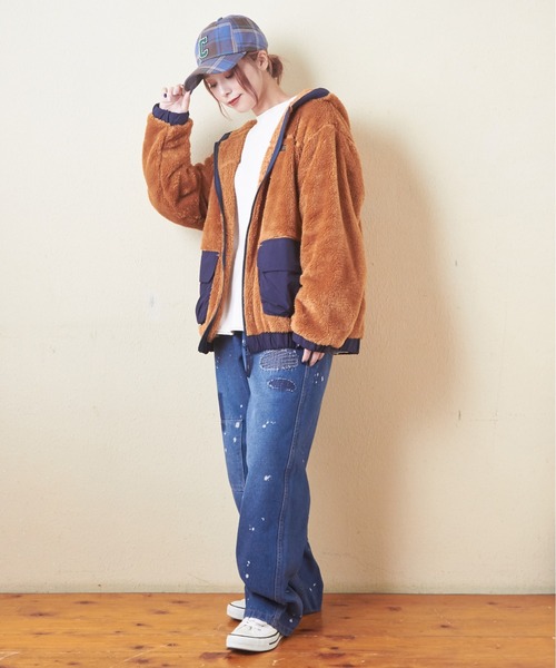 CUBE SUGAR(キューブシュガー)の「チェック柄ワッペン付キャップ(キャップ・レディース・ブルー/ブラウン/グリーン・M)」の18枚目の写真